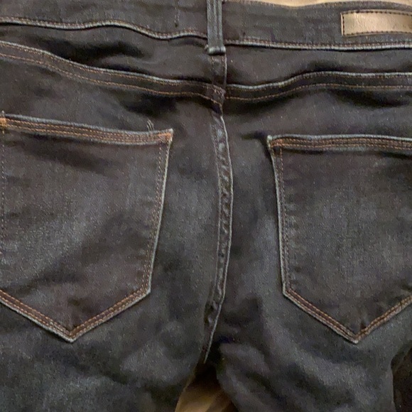 Abercrombie & Fitch Harper low rise jean legging (Dark Wash) (Size 24) - Picture 4 of 6